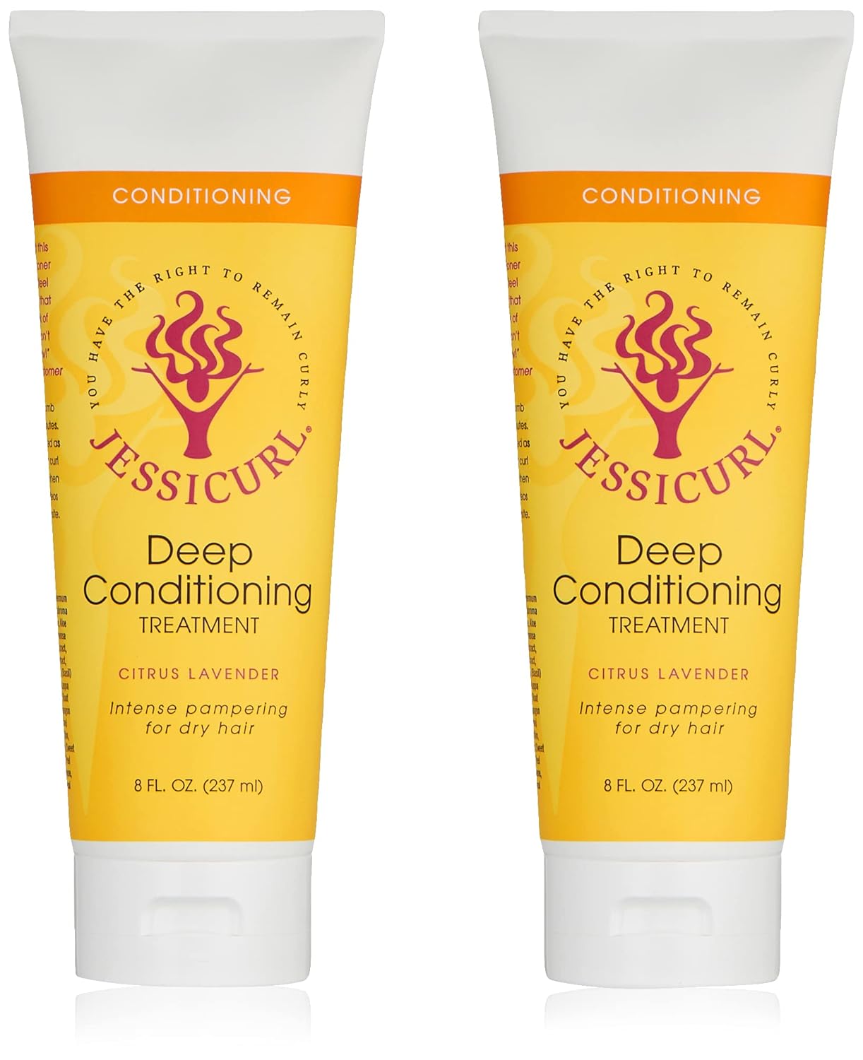Jessicurl, Deep Conditioning Treatment, Deep Conditioner for Dry Damaged Hair, great Anti Frizz Hair Mask and Leave in Conditioner for Curly Hair