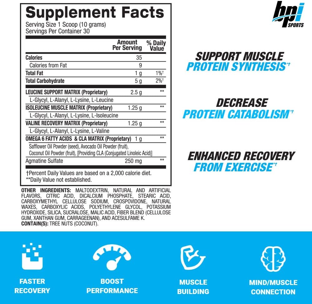 BPI Sports Best BCAA - Building Blocks of Protein and Muscle - Post-Wo