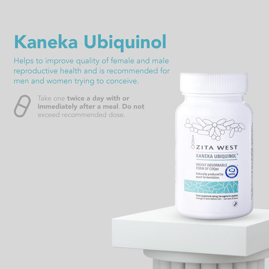 Zita West Coq10 Ubiquinol - Kaneka Ubiquinol 100Mg - Q10 Coenzyme For 0.2 Grams