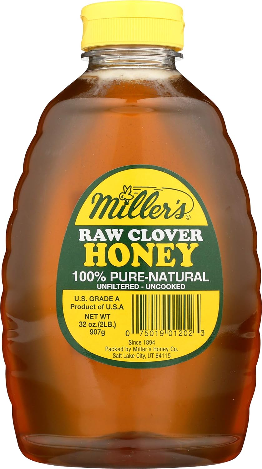 MILLER HONEY Clover Honey, 32 OZ