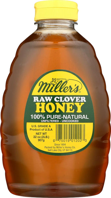 MILLER HONEY Clover Honey, 32 OZ