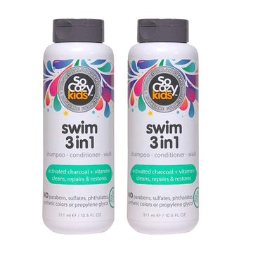 So Cy Swim 3-in-1 Shampoo + Conditioner + Body Wash, 2 uid_ (Pack Of 2)