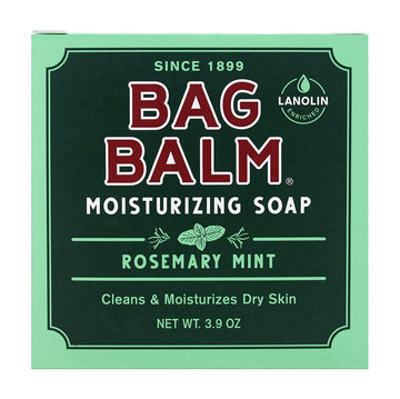 Bag Balm Mega Moisturizing Soap Rosemary Mint Scent 3.9  Per Bar (Value Pack of 5)