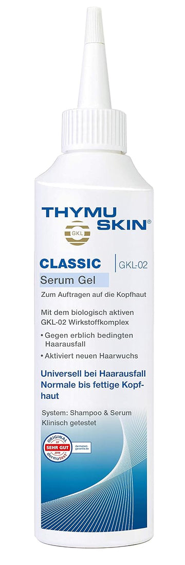 THYMUSKIN Classic - Hair Care Peptides Shampoo & Serum for Hair Growth Due to Hair Loss – for Scalp and Damaged Hair 2-Step System (Classic Serum 100 )