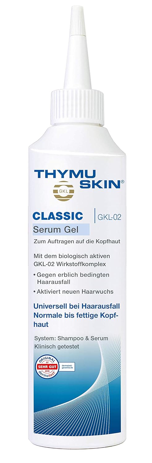 THYMUSKIN Classic - Hair Care Peptides Shampoo & Serum for Hair Growth Due to Hair Loss – for Scalp and Damaged Hair 2-Step System (Classic Serum 100 ml)
