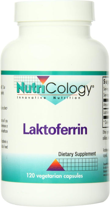Nutricology Laktoferrin, Vegicaps, 120-Count