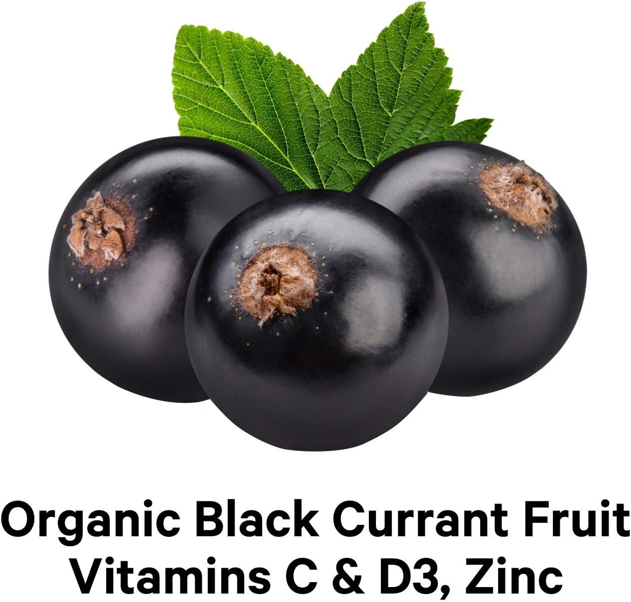 Codeage Black Elderberry Syrup, Vitamin C, Vitamin D, Zinc, Black Curr