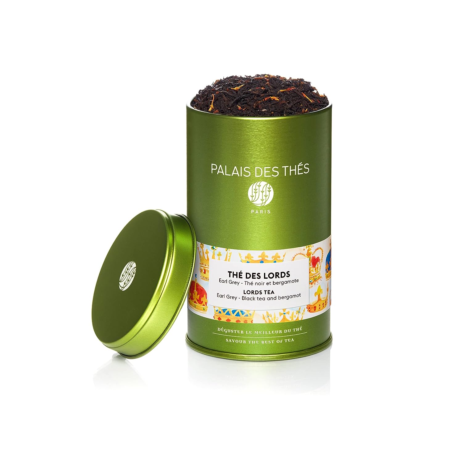 Palais des Thés - Thé Des Lords - Fine Premium Gourmet Vegan Earl Grey Black Tea with Bergamot - Loose Leaf Metal Gift Tin