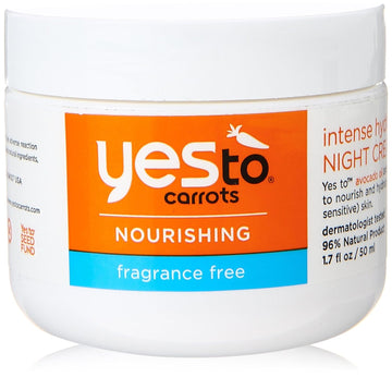 Yes To Carrots Fragrance-Free Intense Hydration Night Cream, 1.7 uid