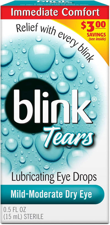 Blink Tears Lubricating Eye Drops, .5 oz