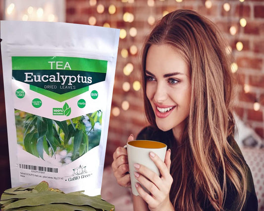 Eucalyptus Whole Leaves, Hojas enteras de eucalipto, Herbal Loose Tea, whole leaf eucalipto tea, Non-irradiated, Resealable Bag