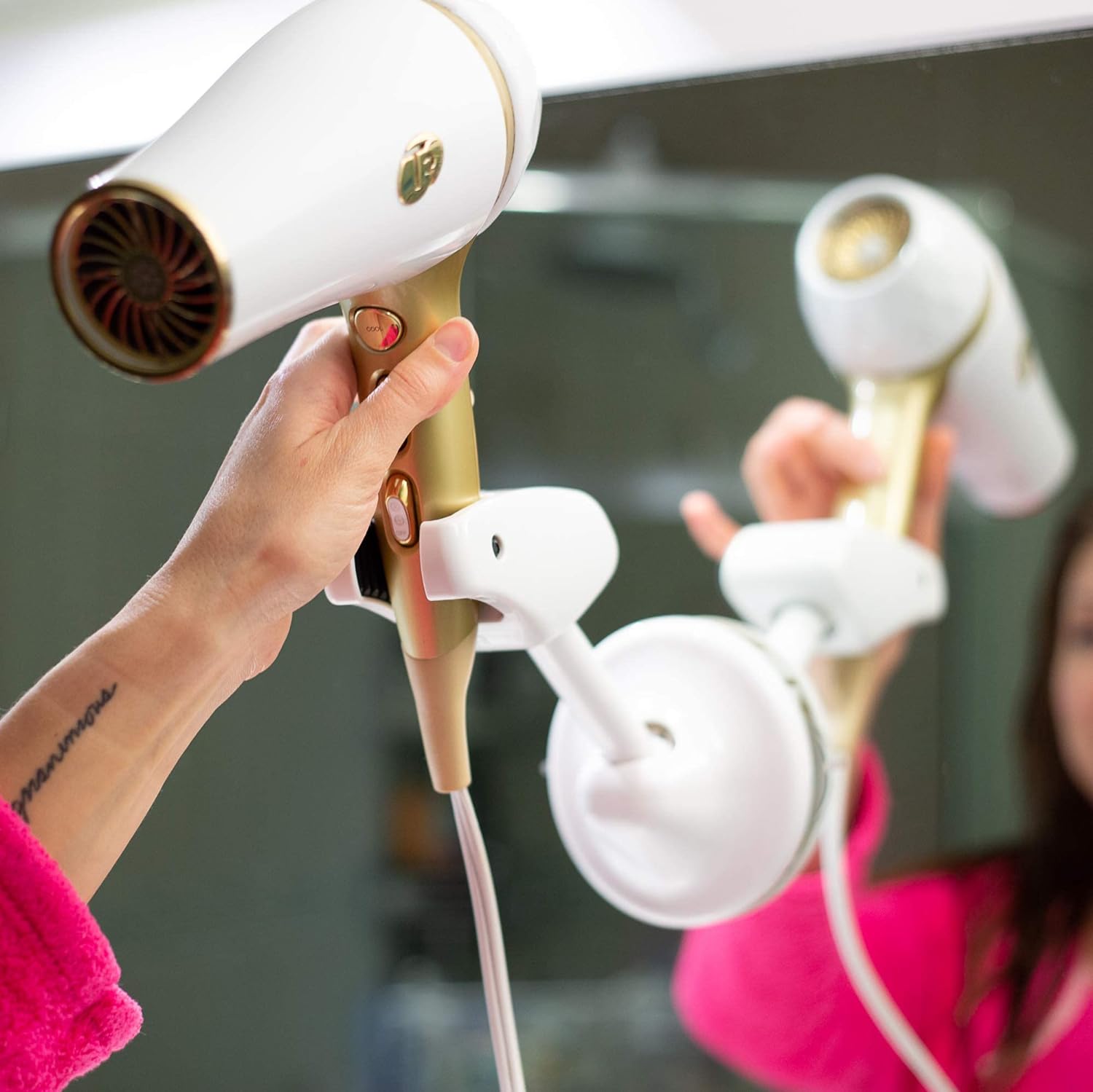 Esupli.com Bestie Adjustable Hair Dryer Holder Stand - Hands