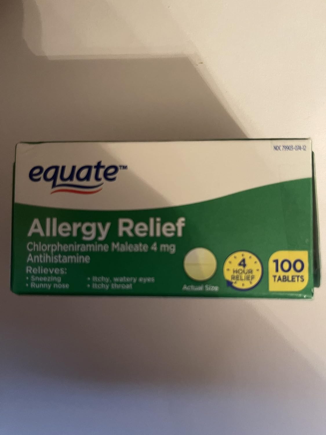 Equate: Chlortabs Tablets Antihistamine, 100 Ct