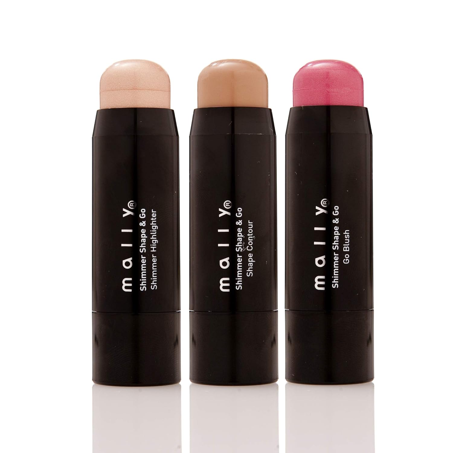 Mally Beauty Shimmer, Shape & Go Highlight & Contour Trio