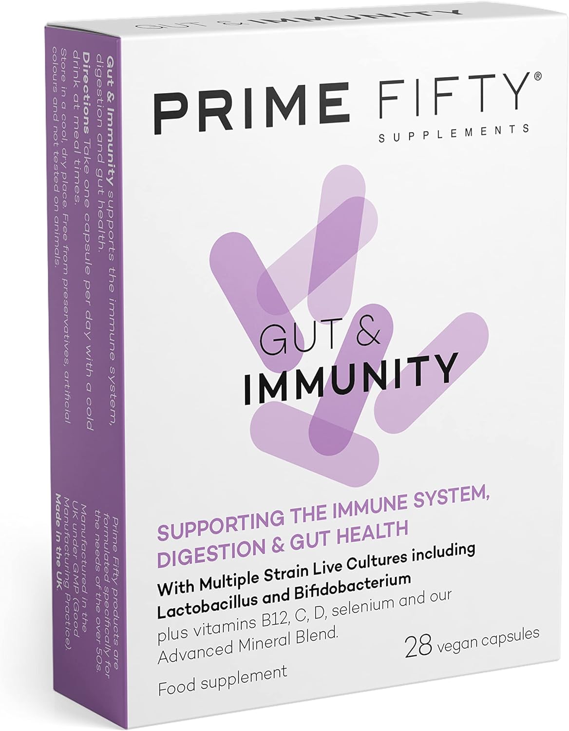 Prime Fifty Total Wellbeing Bundle (28 Day Supply). Includes 1x Multiv