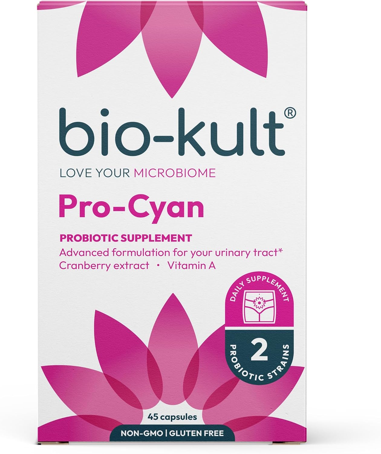 Bio-Kult Pro Cyan - 45 Capsules, Probiotics For Women, Probi