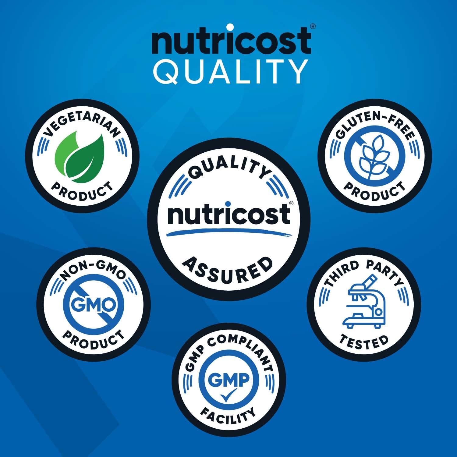 Nutricost BCAA Powder 2:1:1 (Unflavored, 90 Servings) - Bran