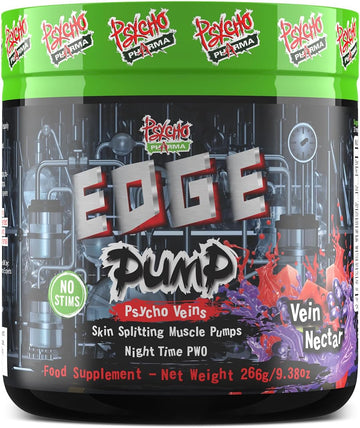 Psycho Pharma Pump it up. Pump it Way up Edge Pump Contains an All-Star Combination of The Most up to Date Effective Nit