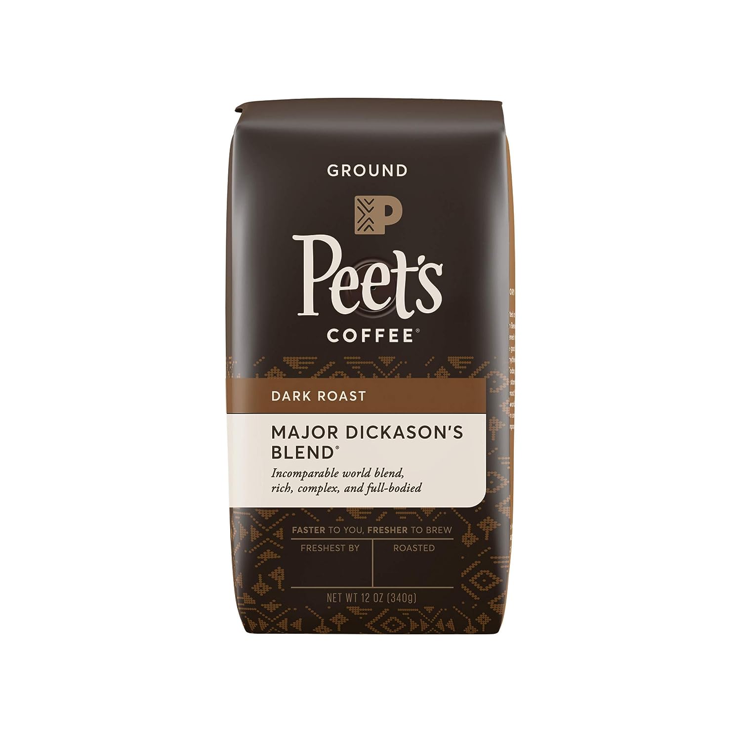 Peet's Coffee Major Dickason's Blend, Dark Roast Ground Coffee