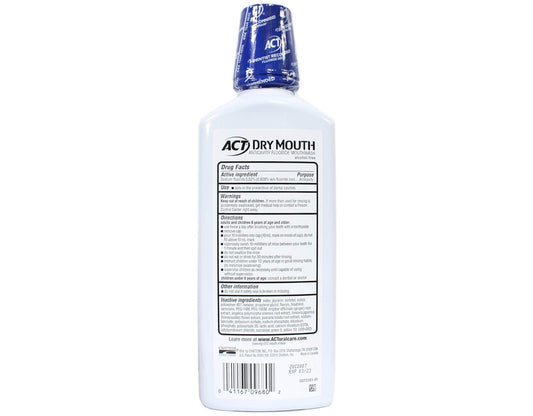 ACT Total Care Dry Mouth Anticavity Mouthwash, Soothing Mint