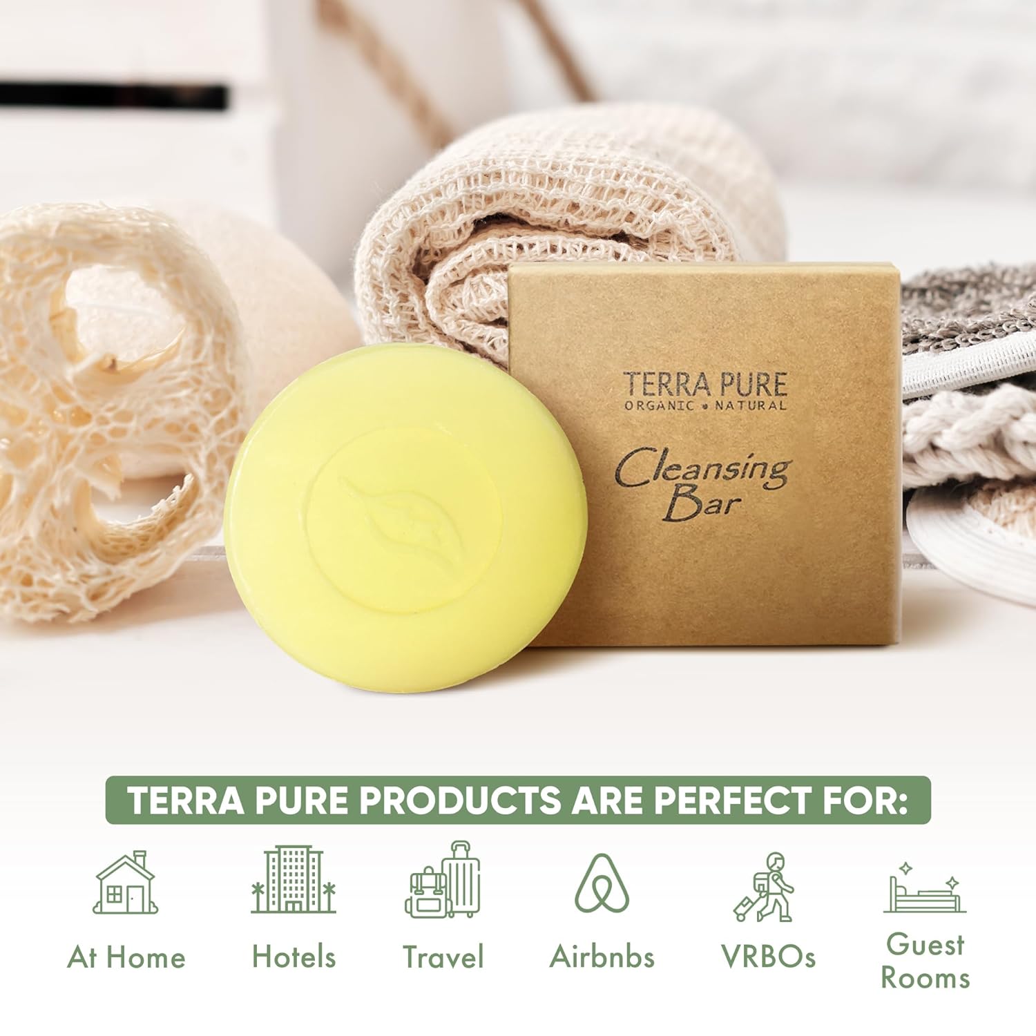 Esupli.com  Terra Pure Boxed Bar Soap, Travel Size Hotel Ame