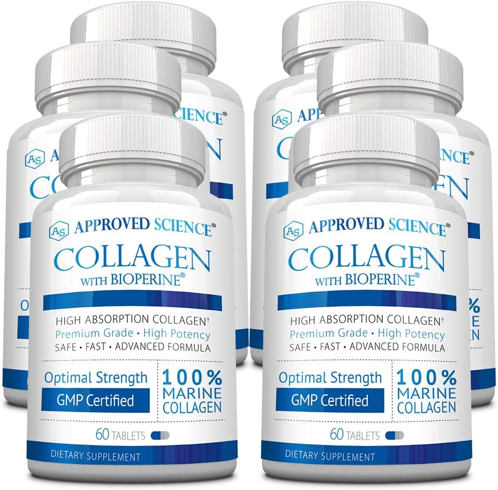 Approved Science Collagen Pills - Absorbable Marine Collagen Types I A