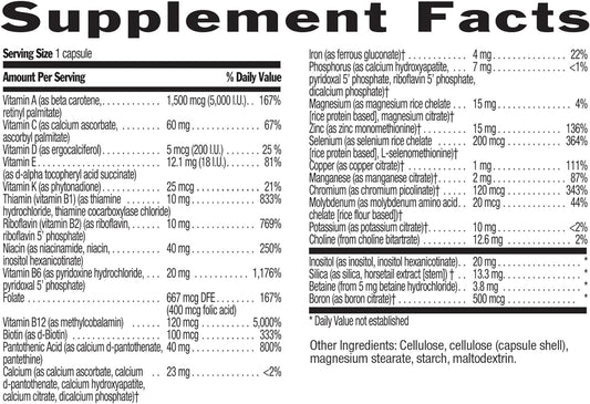 Country Life Daily Total One Multivitamin, One A Day Vitamin/Mineral C