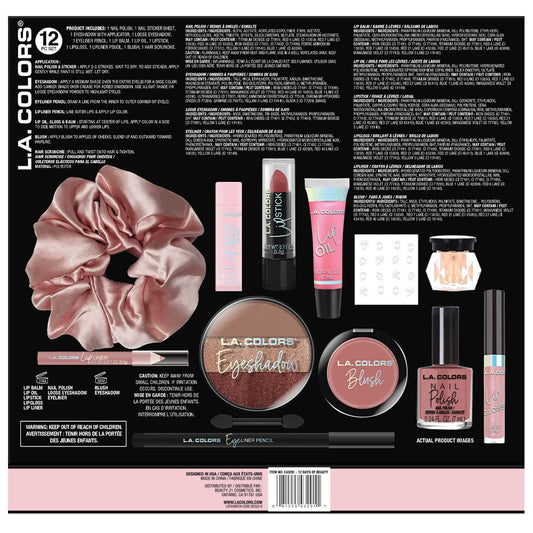 LA Colors, 12 Days Of Beauty Makeup Gift Set