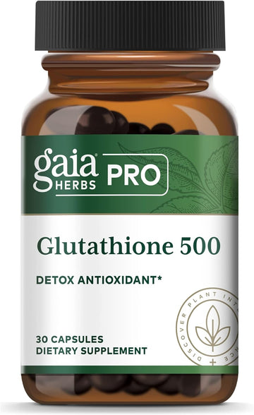 Gaia PRO Glutathione 500 - Herbal Supplement for Antioxidant Activity