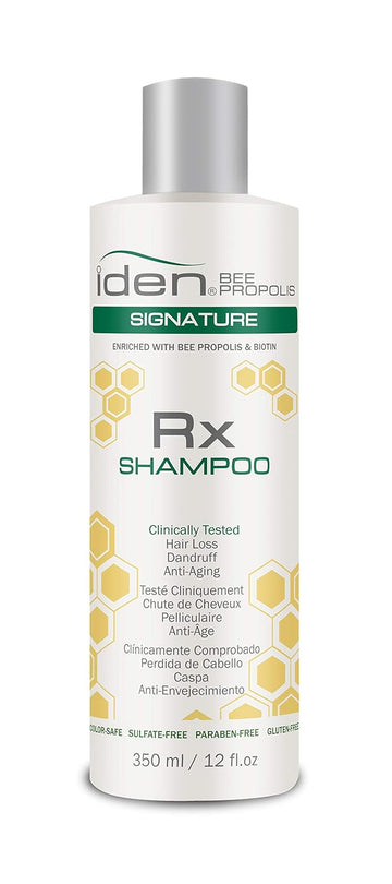 Iden Bee Propolis Signature Rx Shampoo, Promotes Healthy Hair Growth, Saw Palmetto & Green Tea, 12 .