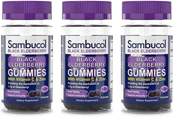 Black Elderberry Dietary Supplement Gummies - 30 ct, Pack of 3F