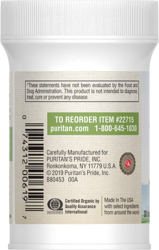 Puritans Pride One Daily Mens Multivitamin Caplets With Zinc, 30 Count