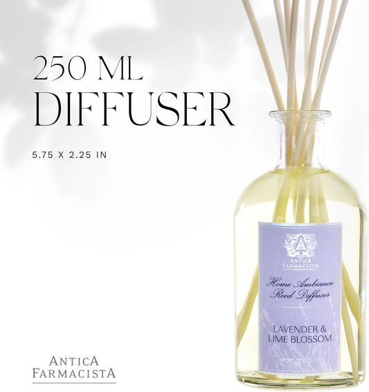 Antica Farmacista Home Ambiance Diffuser, Lavender & Lime Blossom, 8.4