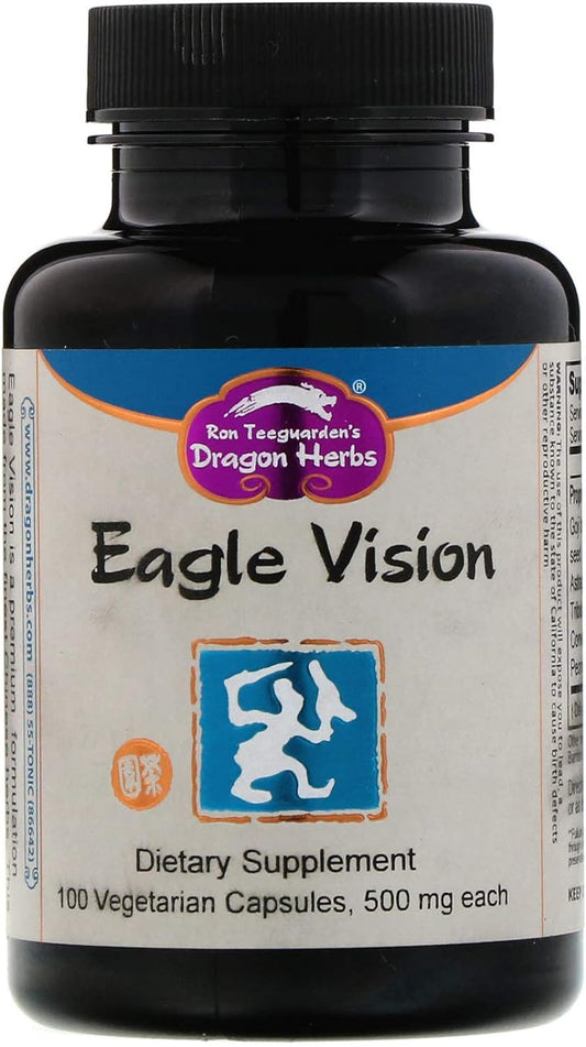 Dragon Herbs - Eagle Vision Capsules - 100 Capsules, 500 mg each