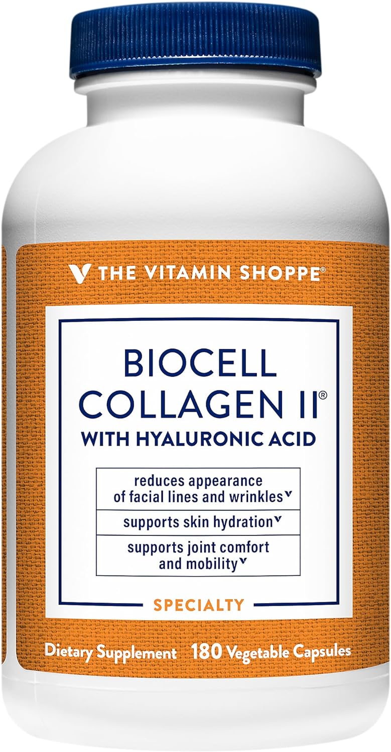 The Vitamin Shoppe Biocell Collagen Ii With Hyaluronic Acid 1000Mg (18