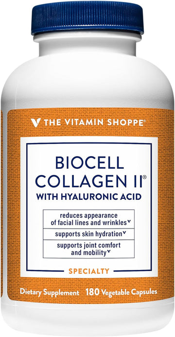 The Vitamin Shoppe BioCell Collagen II with Hyaluronic Acid 1000MG (18