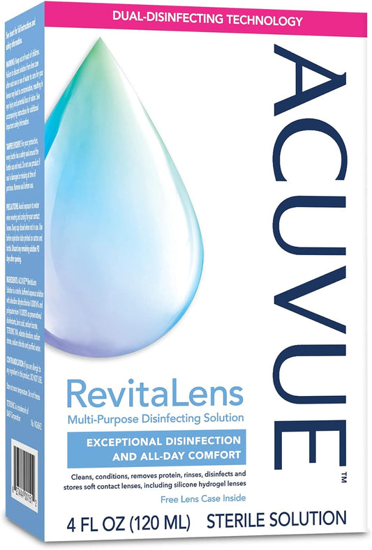 ACUVUE? RevitaLens Multi-Purpose Disinfecting Solution, 4 oz. (Pack of