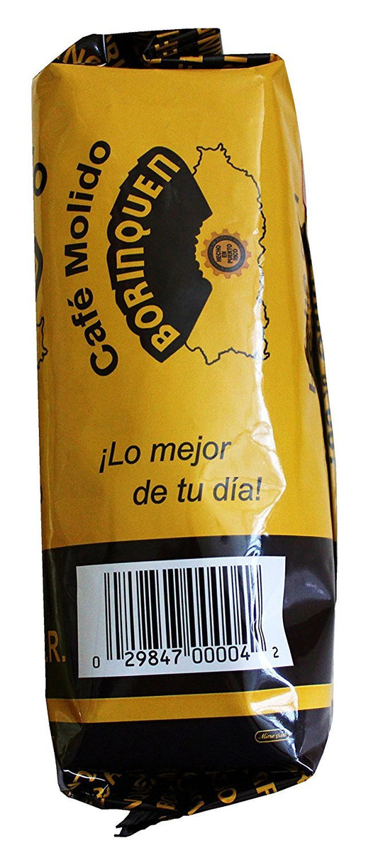 Cafe Molido Borinquen Pure Ground Coffee From Puerto Rico Mountains Bags (2 Pack)
