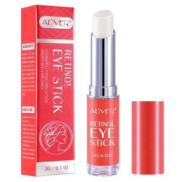 Retinol Eye Stick, Retinol Eye Cream for Dark Circles and Puffiness, Reduces Fine Lines and Dark Circles, Under Eye Cream Anti Aging, Eye Brightener Stick, Eye Cream for Wrinkles (Retinol)