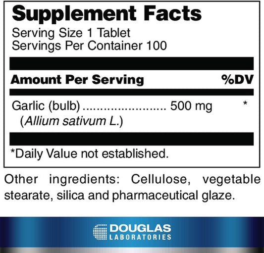 Douglas Laboratories Garlic (Odorless) | Supports Cardiovascular Healt