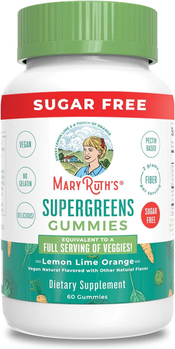 MaryRuth's Super Greens Gummy | Sugar Free | with a Full Serving of Ve