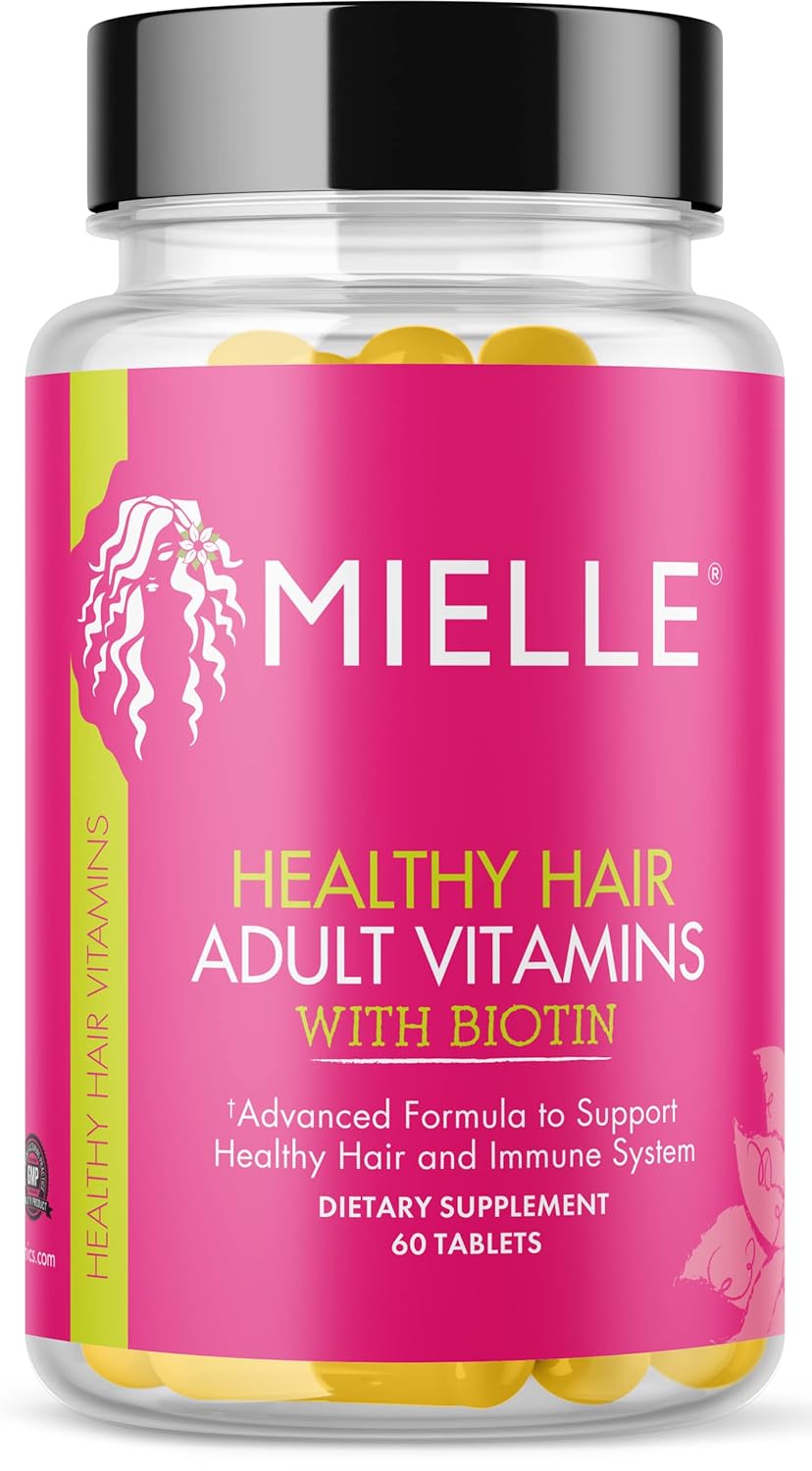 Mielle Organics Adult Healthy Hair Formula Vitamins With Biotin,Capsul