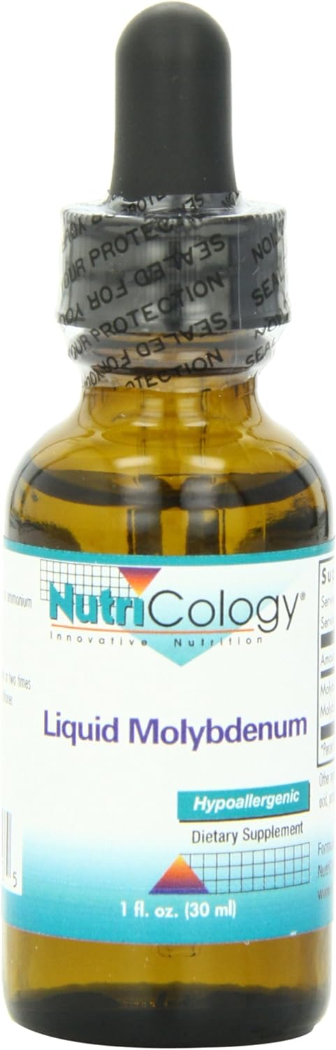 Nutricology Liquid Molybdenum, Liquid, 1-Ounce