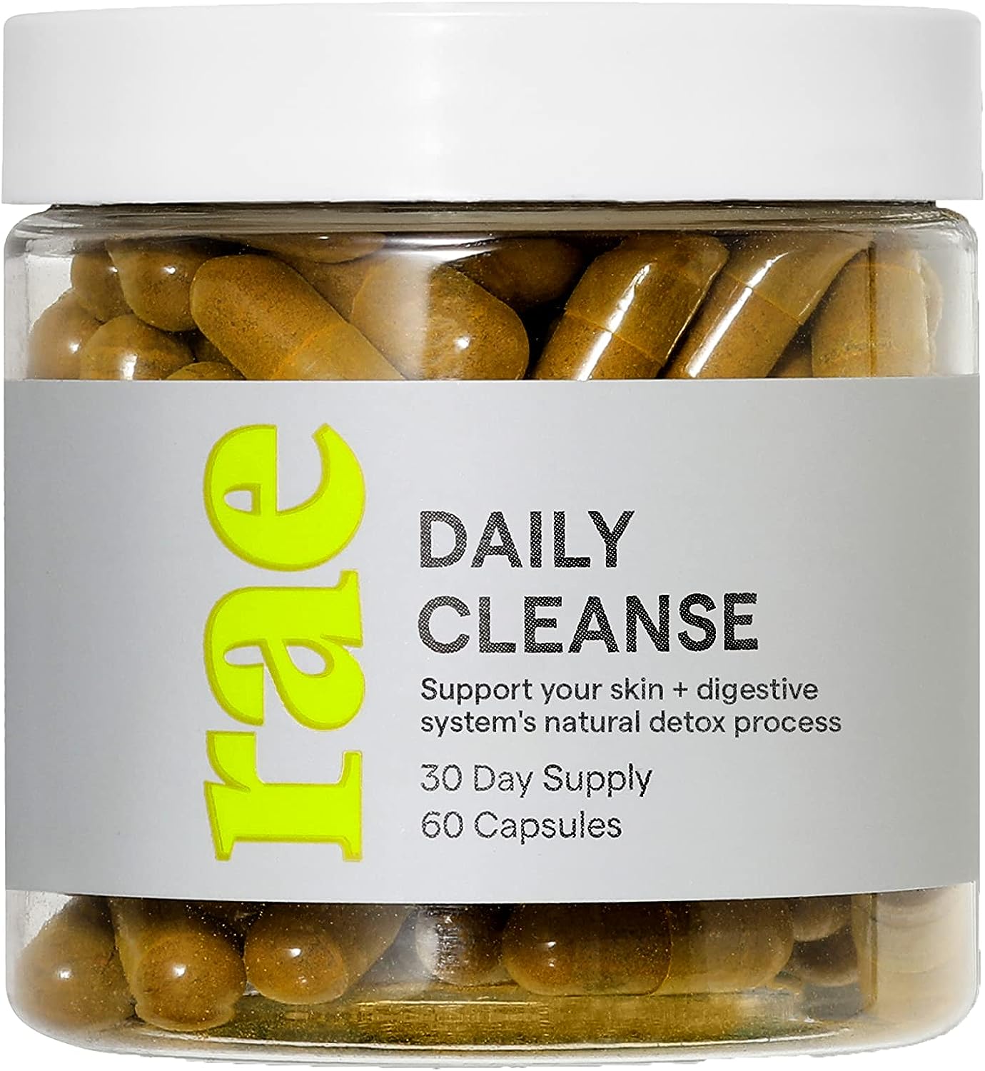 Rae Wellness Daily Cleanse - Support The Detox Process, Healthy Skin & Digestive Health with Aloe Vera, Vitamin C, Psyll