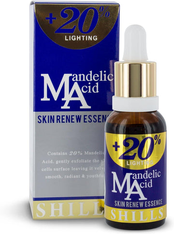 SHILLS Mandelic Acid Face Serum- Face Serum. with Vitamin E for Skin Care - Remove Blackheads, 30