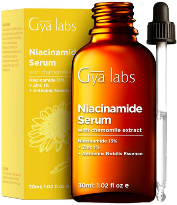 Gya Labs Niacinamide Serum for Skin (1  ) - Formulated with 13% Niacinamide + 1% Zinc - For Smooth, Clear-Looking Skin