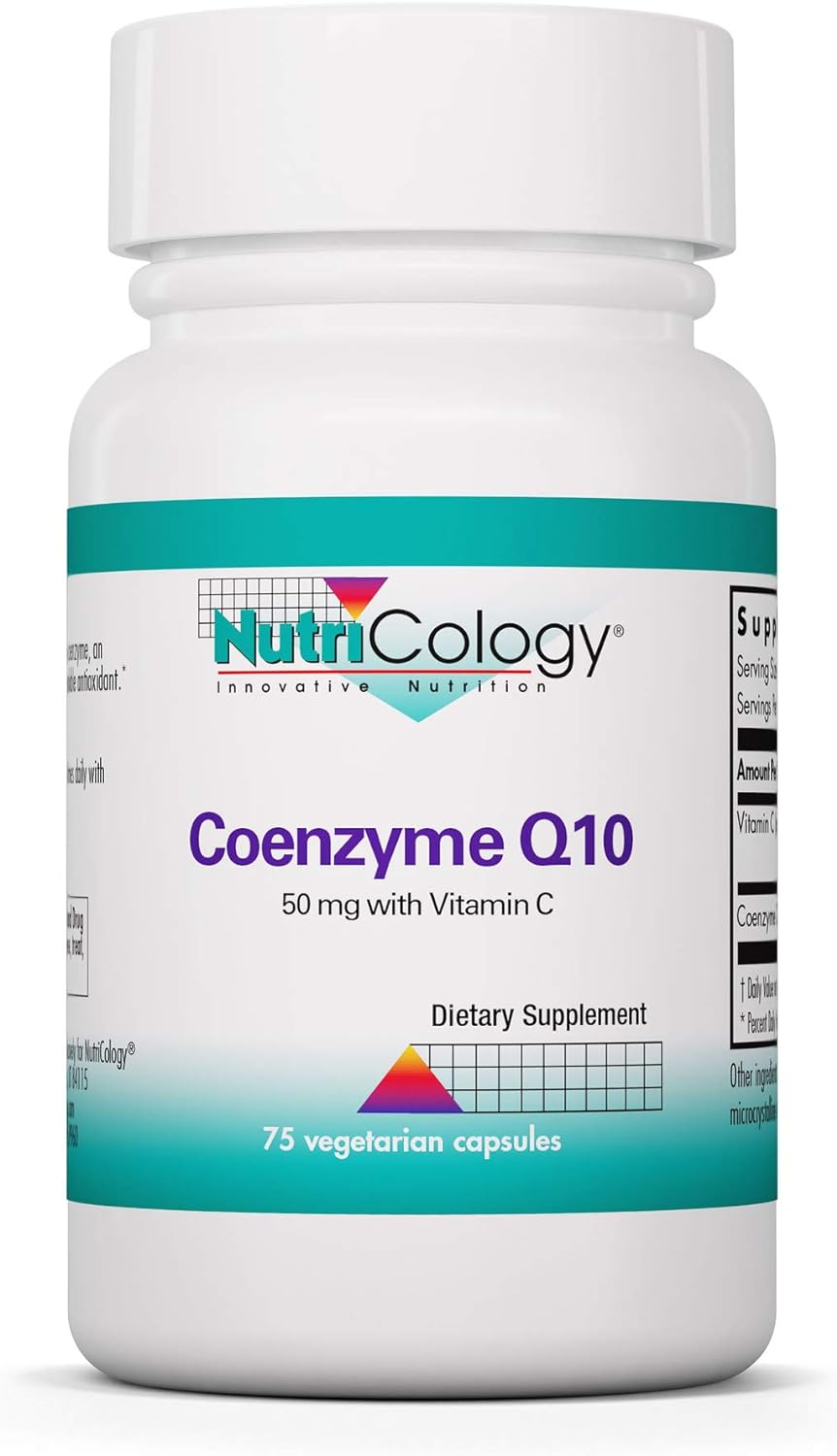 Nutricology Coenzyme Q10, 50Mg Vegicaps, 75-Count