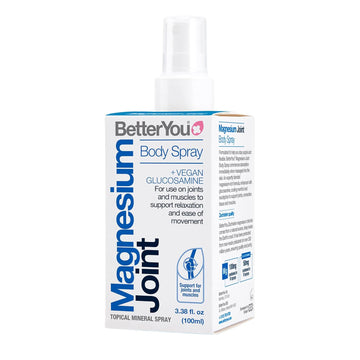 BetterYou Magnesium Joint Body Spray - Muscle Relief Spray - Topical M