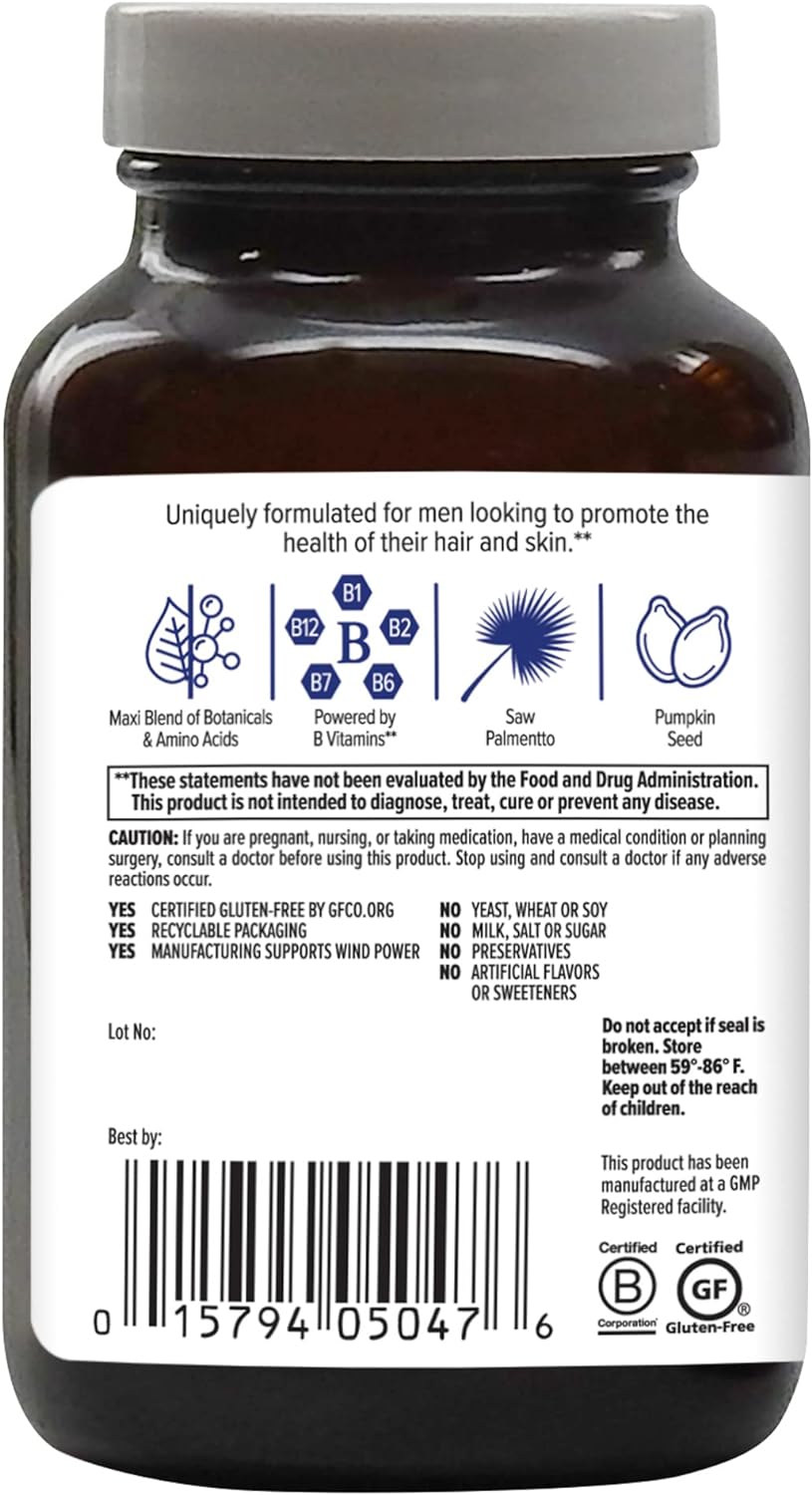 Country Life Maxi-Hair for Men with Saw Palmetto, DIM & Biotin, Hair S