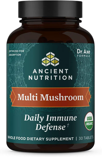 Ancient Nutrition Mushroom Supplement, Organic Multi Mushroom Immune S